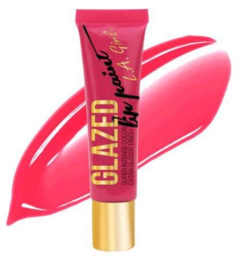 LA Girl Glazed Lip Paint in Tease offers rich color and glossy shine, enriched with Vitamin E and peppermint for nourishing comfort.