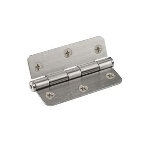 Radius Butt Hinge 89mm x 60mm Loose Pin Stainless Steel T304 inc. Screws