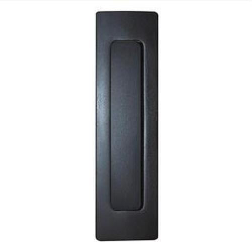 Flush Pull 158mm x 42mm x 16mm C/C 128mm Black Trade Pack - Miles Nelson