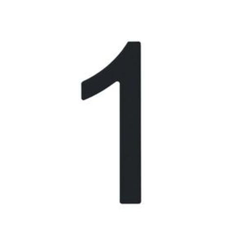 Hardware Adhesive Number 1 Matt Black 76mm