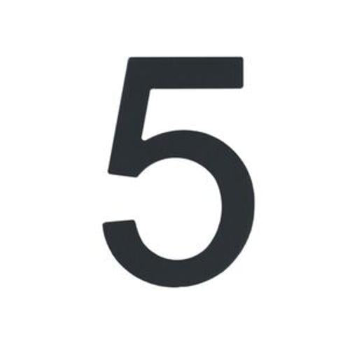 Hardware Adhesive Number 5 Matt Black 76mm