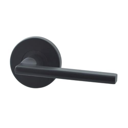 S Range Sara Lever Passage Set Matt Black - Miles Nelson