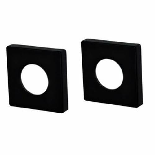S Range Square Rosette Cover For S Range Passage And Dummy Matt Black