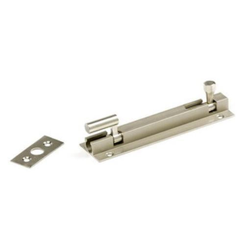 50 x 25 x 32mm Goose Necked Socket Bolt Satin Nickel - Jaeco