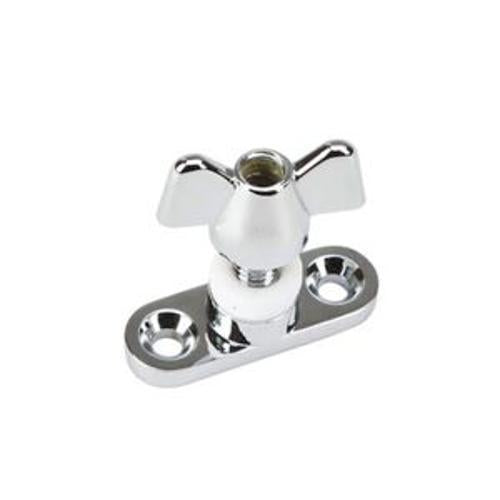 Replacement Quadrant Stay Wingnut & Base Chrome - Jaeco