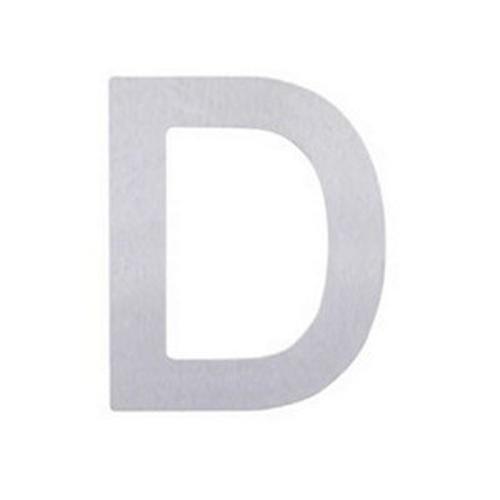 Hardware Rear-Bolt Letter D Stainless Steel - Elements Hardware 76mm