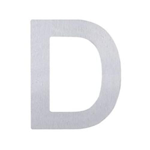 Adhesive Letter D Stainless Steel 75mm
