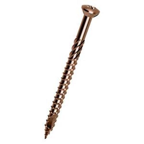 Decking Screw Oval Head SS304 Bronze - Ecko 10g x 65 Tub 1200