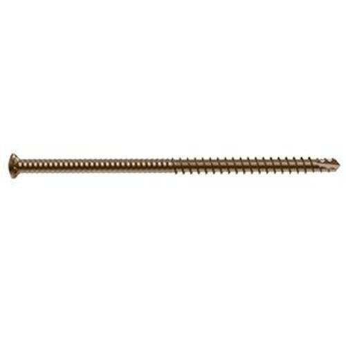 Decking Screw Raised Head SS316 Bronze - Ecko 10g x 75 Tub 1200