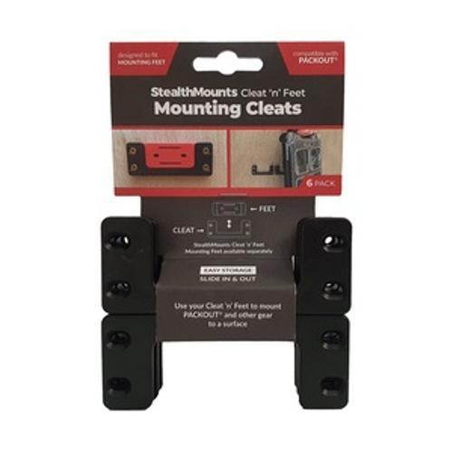 Mounting Cleats 6 Pack BM-OMCLBLK6 - StealthMounts