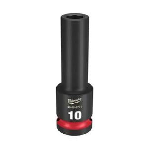 SHOCKWAVE Impact Socket 1/2 Inch Drive - Milwaukee 10mm Deep 6 Point 49666271