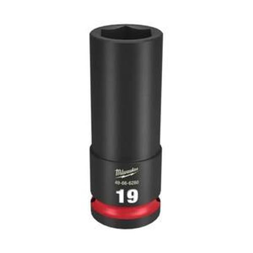 SHOCKWAVE Impact Socket 1/2 Inch Drive - Milwaukee 19mm Deep 6 Point 49666280