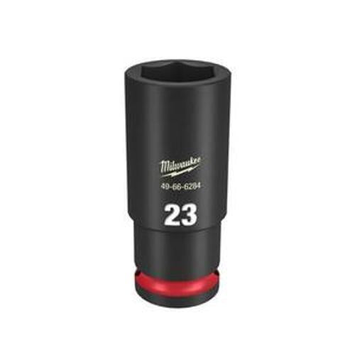 SHOCKWAVE Impact Socket 1/2 Inch Drive - Milwaukee 23mm Deep 6 Point 49666284