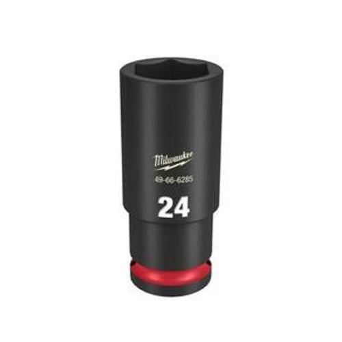 SHOCKWAVE Impact Socket 1/2 Inch Drive - Milwaukee 24mm Deep 6 Point 49666285