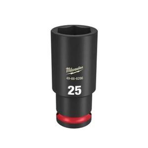 SHOCKWAVE Impact Socket 1/2 Inch Drive - Milwaukee 25mm Deep 6 Point 49666286