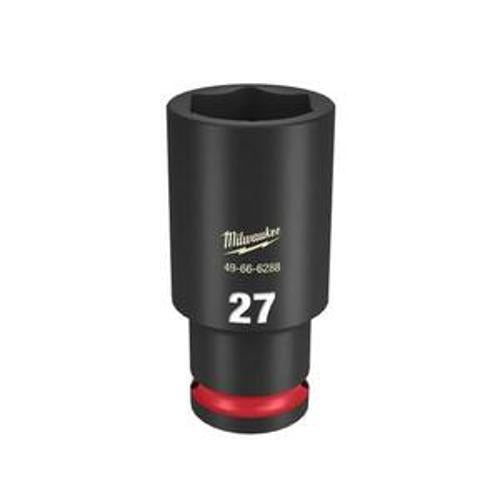 SHOCKWAVE Impact Socket 1/2 Inch Drive - Milwaukee 27mm Deep 6 Point 49666288