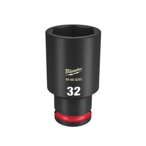 SHOCKWAVE Impact Socket 1/2 Inch Drive - Milwaukee 32mm Deep 6 Point 49666293
