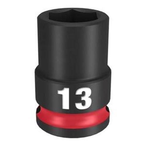 SHOCKWAVE Impact Socket 3/8 Inch Drive - Milwaukee 13mm Standard 6 Point