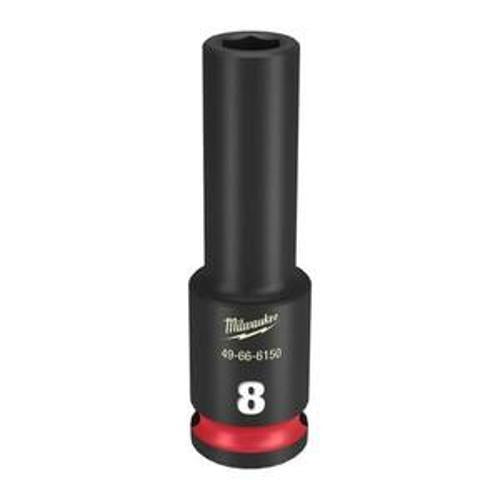 SHOCKWAVE Impact Socket 3/8 Inch Drive - Milwaukee 8mm Deep 6 Point