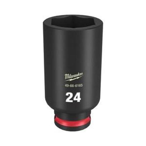 SHOCKWAVE Impact Socket 3/8 Inch Drive - Milwaukee 24mm Deep 6 Point