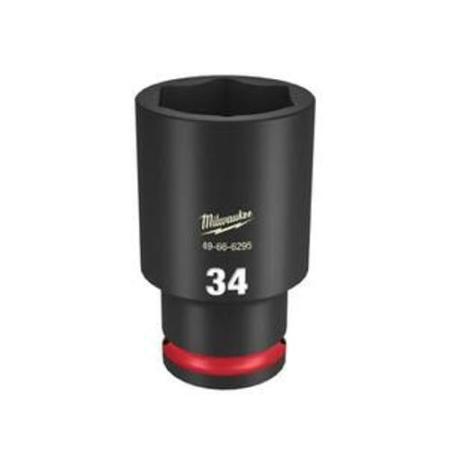 SHOCKWAVE Impact Socket 1/2 Inch Drive - Milwaukee 34mm Deep 6 Point