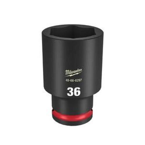SHOCKWAVE Impact Socket 1/2 Inch Drive - Milwaukee 36mm Deep 6 Point