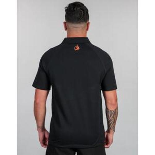 Seeker Technical Polo Tee Black - Bushbuck L