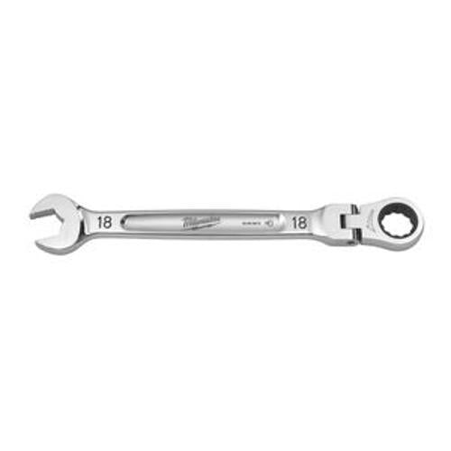 Ratcheting Combination Wrench Metric Flex Head - Milwaukee 18mm