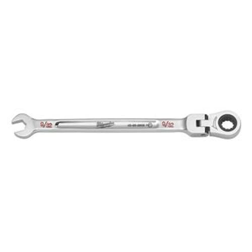 Ratcheting Combination Wrench SAE Flex Head 9/32 Inch - Milwaukee