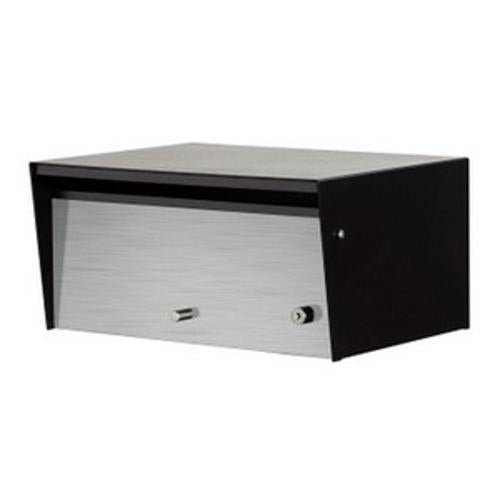 Metro Letterbox Front Open Silver Pearl/Silver - Box Design