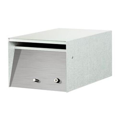Letterbox Urban Front Open Silver-Pearl Silver - Box Design