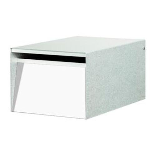Letterbox Urban Back Open Silver-Pearl White - Box Design