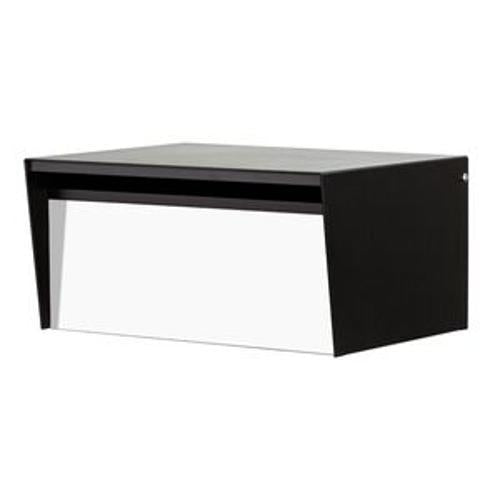 Metro Letterbox Back Open Black/White - Box Design