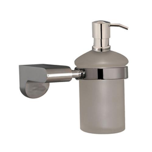 Lania Soap Dispenser Wall Mounted Chrome/Frosted Glass - Aquatica