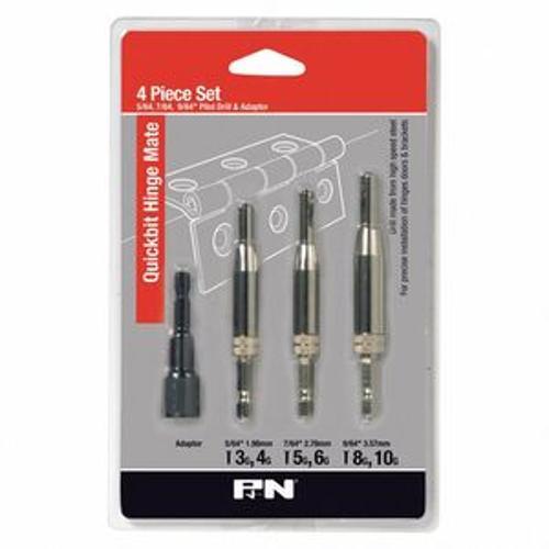 Quickbit Hex Shank Drill Self Centre 4 Piece Set - Patience & Nicholson