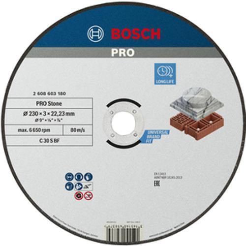 PRO Stone Cutting Disc 230 x 3 x - Bosch 22.23mm