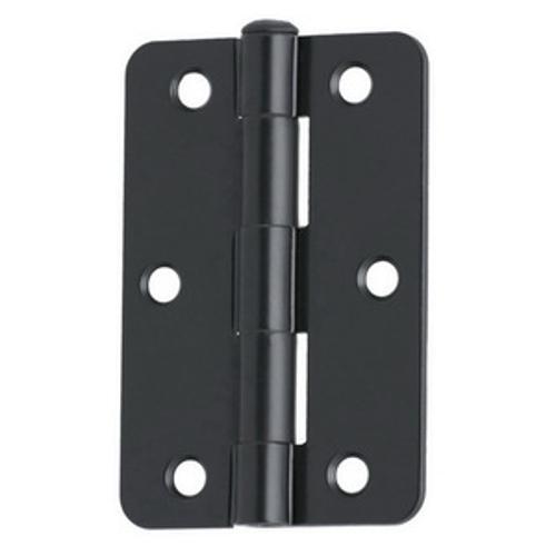 Radius Edge Hinge 90 x - Miles Nelson 60mm Matt Black Loose Pin