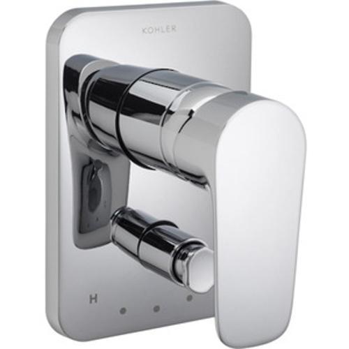 Aleo Shower/Bath Mixer With Diverter Polished Chrome 166 x - Kohler 113mm