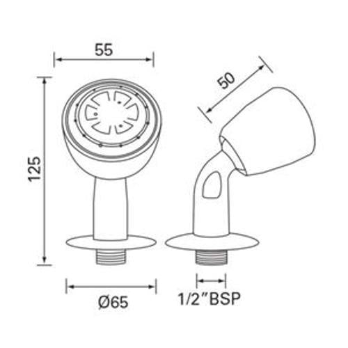 Designer II Shower Head Chrome - Felton