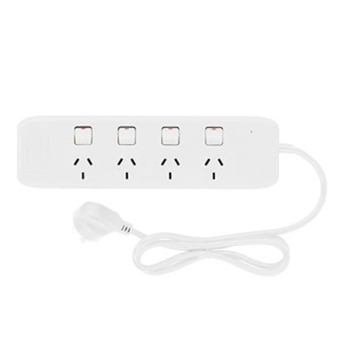 Switched Powerboard 4 Outlet Surge Protected - AMPD