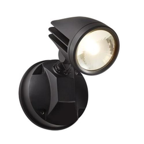 SIKA Floodlight LED 11.5W Single Cool White Black Finish - HPM