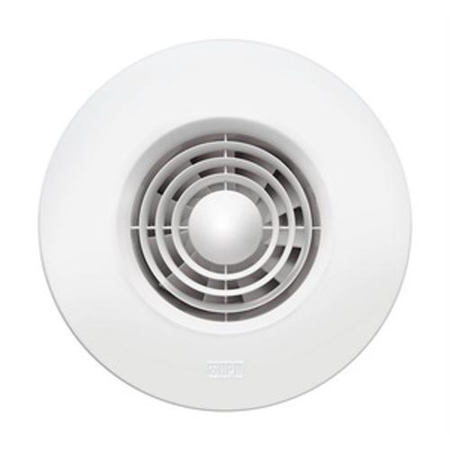 Wall Exhaust Fan 14W - HPM 100mm Round Ceiling/Wall Mount White