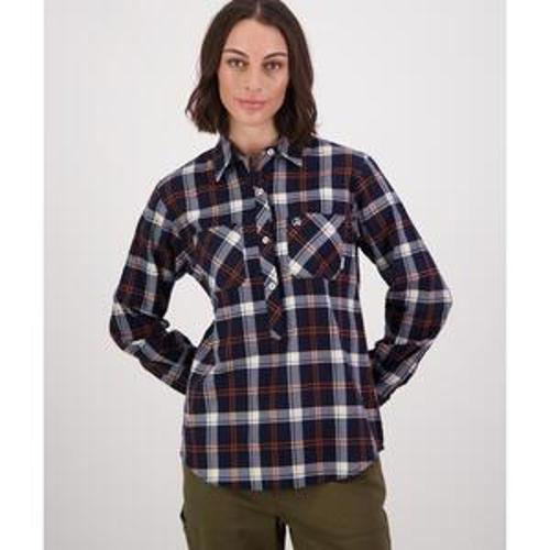 Egmont Shirt Pack Womens Navy Rust/Blush Size 10 - Swanndri