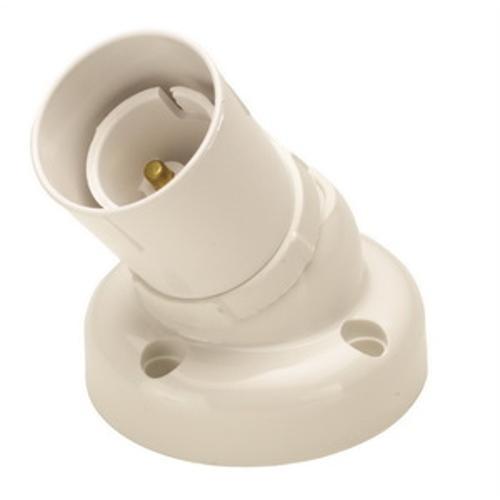 Battenholder B22 Adjustable Angle - HPM 90mm Base White