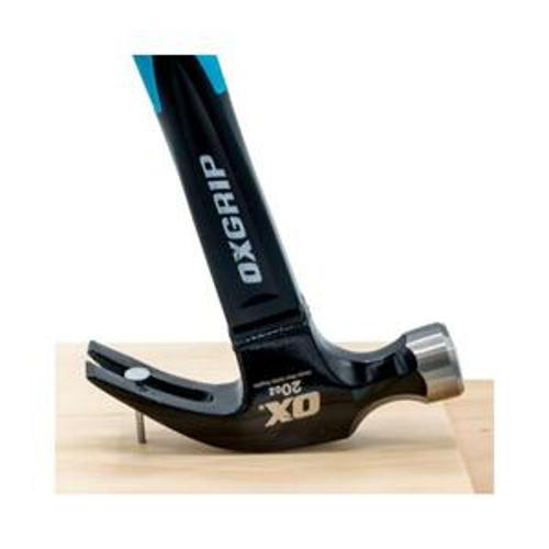 Trade Claw Hammer Fibreglass Handle 20oz - OX Tools