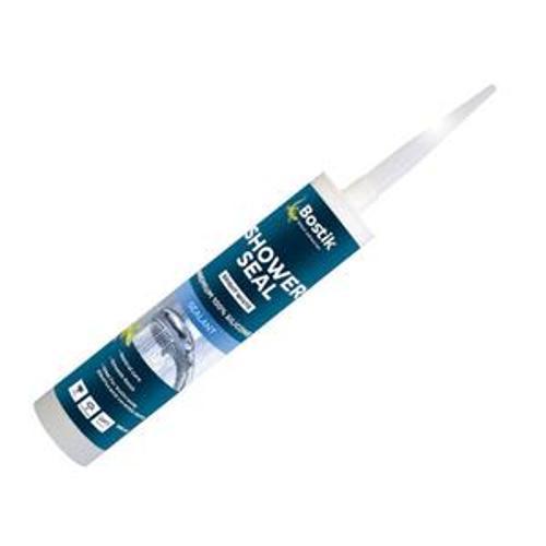 Shower Seal Silicone Sealant Clear - Bostik 300ml Cartridge