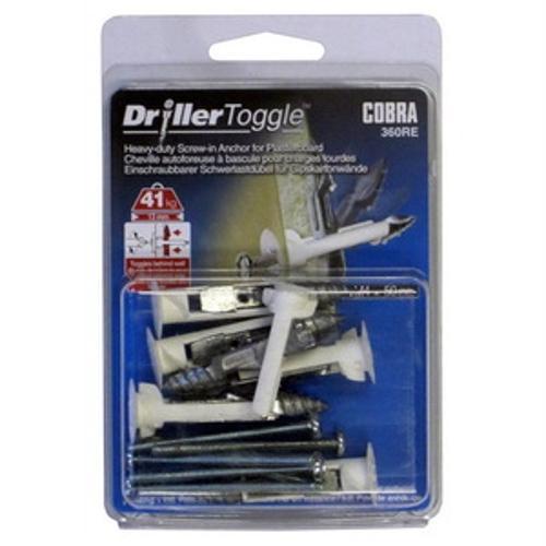 DRILLERTOGGLE M6X75mm 4 Pack 367RE - COBRA