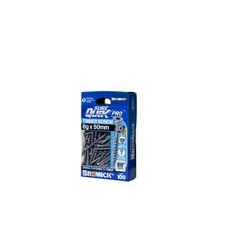 SureQuik Pro Wood Screw - Bremick 8G 50mm B8 T20 100 Packet