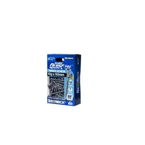 SureQuik Pro Wood Screw - Bremick 10G 50mm B8 T25 100 Packet