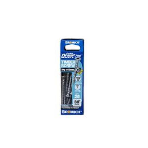 SureQuik Pro Wood Screw - Bremick 10G 65mm B8 T25 25 Packet